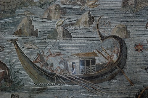 Police Boat on the Palestrina Mosaic (by Camelia.boban, CC BY-SA) Police Boat on the Palestrina Mosaic (by Camelia.boban, CC BY-SA)